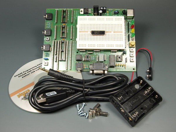 PICAXE Entwicklungs-Board mit USB-Kabel (AXE091U)