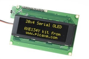 PICAXE serielles OLED-Display (20 x 4) (AXE134Y)